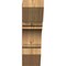 Ekena Millwork Olympic Slat Rough Sawn Bracket, Western Red Cedar, 6"W x 20"D x 20"H BKT06X20X20OLY06RWR - alternate 2